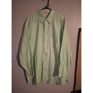 W. H. Belk Men's 100's 2-Ply Long Sleeve Button Up Shirt Sz 17 1/2 34/35